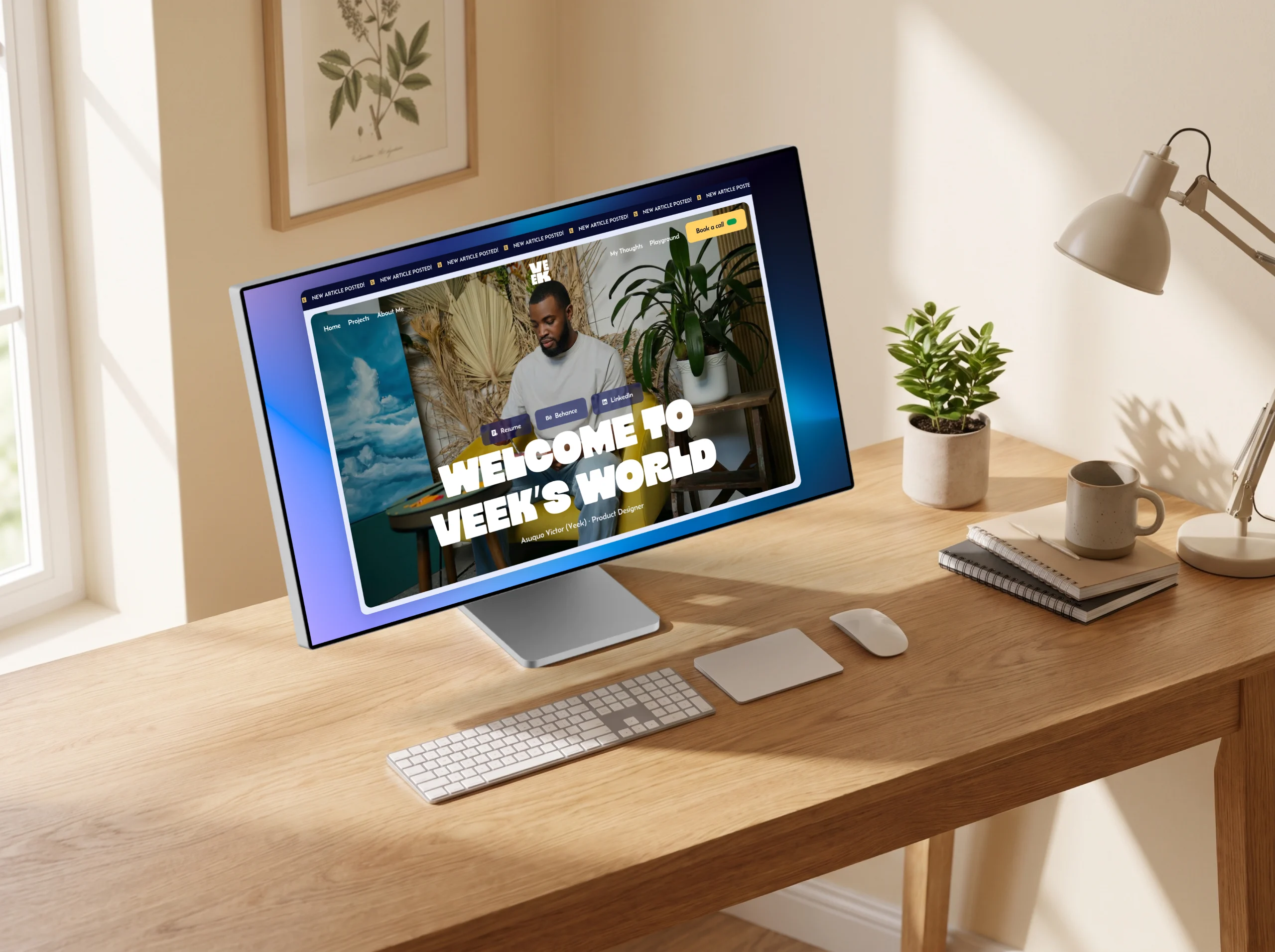 From Figma to veek.space: How I Built My Portfolio with Claude